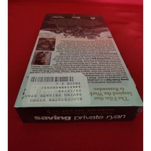 Saving Private Ryan VHS 1999 New Sealed - Picture 7 of 7